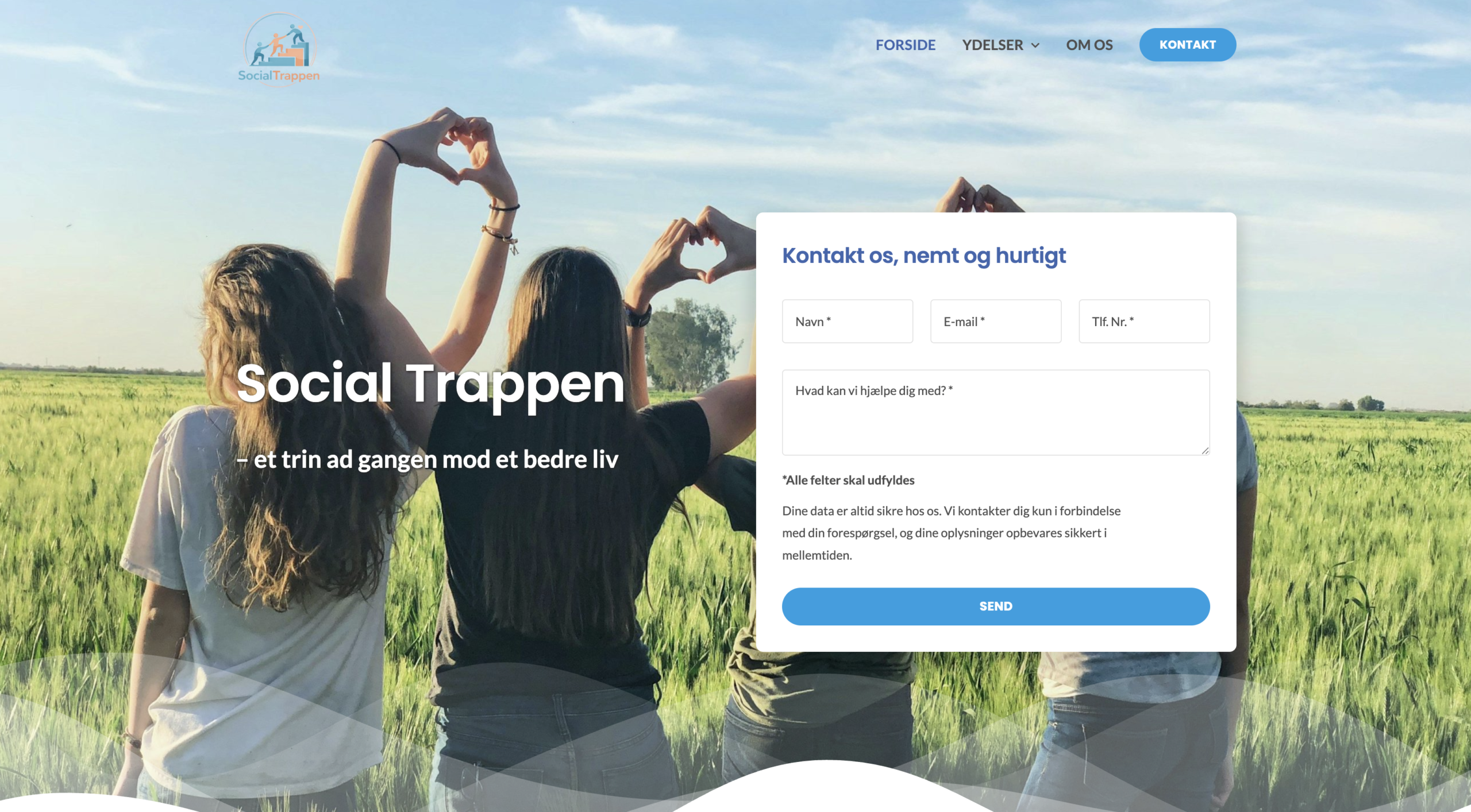 Social Trappen Forside